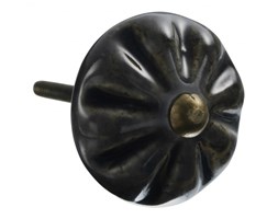 Gałka ceramiczna, kolor szary antyczny