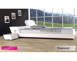 Łóżko do sypialni Diamond skóra naturalna, 200x200