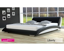 Łóżko do sypialni Liberty skóra naturalna 160x200