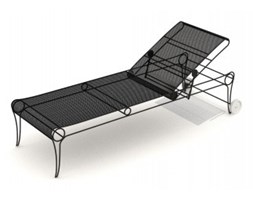 Grete Reclining sunbed
