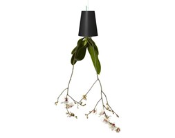 Boskke Sky Planter wisząca doniczka Recycled Small Czarna
