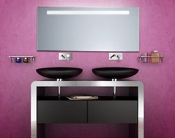 Lustro łazienkowe z oświetleniem LIGHT 100X44