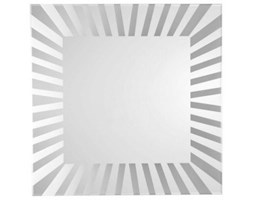 Ozdobne piaskowane lustro 60x60