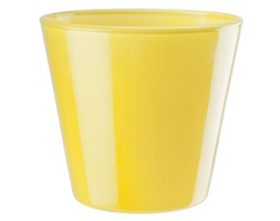 Osłonka szklana średnica 14 cm, żółta