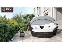 Zestaw Concha Sofa + Podnóżek Technorattan IRM