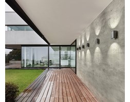 Lampa zewnętrzna, kinkiet LIVIO 2 kol. CZARNY (GM1101-2 BK) - Azzardo