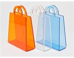Gazetnik Bolsa niebieski transparent