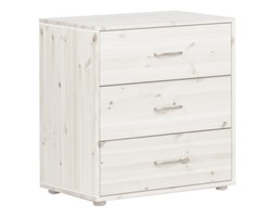 Komoda z 3 szufladami. Korpus bielony, fronty bielone. 72x43,5x72 colli 81-24302