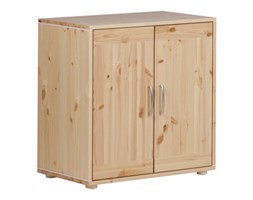 Szafka z 2 drzwiami i 1 półką. Korpus sosna naturalna, fronty sosna naturalna.