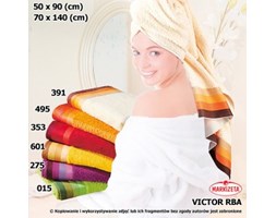 Recznik VICTOR wymiar 70 x 140 cm / kolor żółty