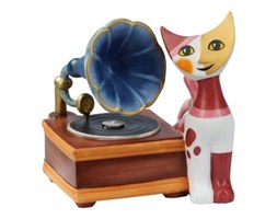 Figurka kot Lekcja muzyki - Rosina Wachtmeister