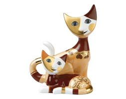 Figurka koty Cora i Bino - Rosina Wachtmeister