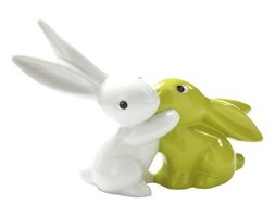 Figurka - Króliki zakochane - Zielone Jabłko - Bunny de luxe