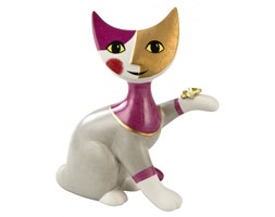 Figurka kot Alina z kryształową gwiazdką - Rosina Wachtmeister