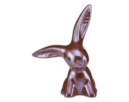 Figurka - Króliczek mini perłowy brąz - Bunny de luxe