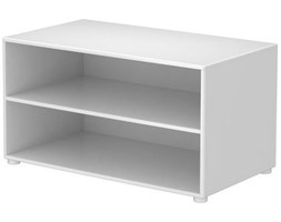 Szeroki moduł CABBY z 1 półką, wym 51,5x101x56,6, biały MDF