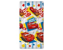 Prześcieradło bawełniane z gumką 90x200 Cars 08 6078 Faro