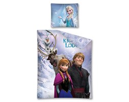 Pościel Frozen 140x200 D Kraina Lodu Elsa, Anna, Kristoff, Sven i Olaf 8824