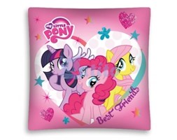 Poszewka Kucyki Pony 40x40 3D Best Friends MLP 01 Detexpol