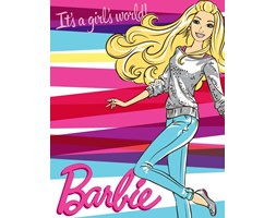 Koc polarowy 120x150 Barbie 4297 Faro