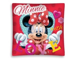 Poszewka Myszka Minnie 40x40 3D Minnie Love STC 01 Detexpol
