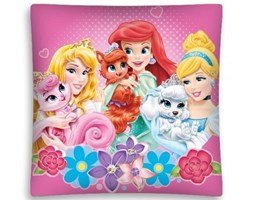 Poszewka Księżniczki 40x40 Prinsess 3D PRI 02 Detexpol