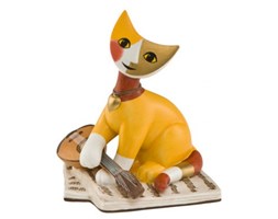 Figurka kot Il mio mandolino 9 cm Rosina Wachtmeister 31-400-28-1