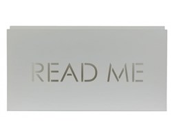 Gazetnik read me biały