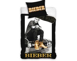 Komplet pościeli 160 x 200 cm Justin Bieber Carbotex