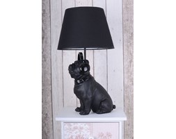 Lampa z Czarnym Mopsem w Słuchawkach