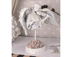 Anioł ze Skrzypcami Figura w Stylu Shabby Chic