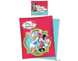 Komplet pościeli dziecięcej Mickey Mouse / Myszka Minnie 160x200 STC 11
