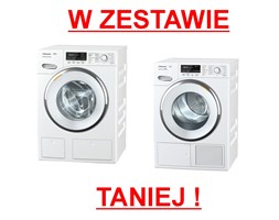 MIELE WMH 261 WPS - TMG 840 WP - Super zestaw. Pralka + suszarka Miele. Promocja - w zestawie taniej ! Zapraszamy do Miele Brand Store.