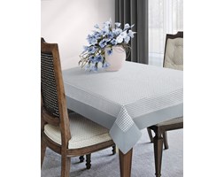 Retro Obrus W Kratkę 110x160 Eurofirany Asta Stalowa