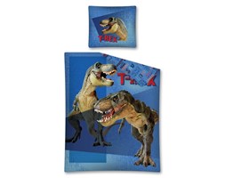 Pościel Licencyjna 160x200 Detexpol Zwierzęta Dinozaury 3N