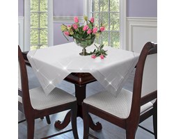 Stalowy Obrus Z Kryształkami Swarovskiego By Eva Minge 150x260 Eurofirany Elegante