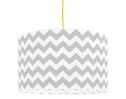 Young Deco Lampa wisząca Chevron szary