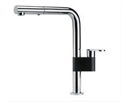 Bateria Franke Grammy Pull-out Spray chrom / czarna 115.0266.023