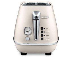 Delonghi CTI2003W Distinta Toster, 900 W, 2 kromki, 3 funkcje, wykończenie w stali nierdzewnej