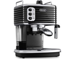 DeLonghi ECZ351.BK Scultura, Ekspres ciśnieniowy, 1100 W, 15 bar, spieniacz mleka, ECO, podgrzewanie filiżanek
