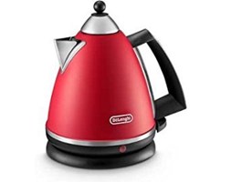 WYPRZEDAŻ - Delonghi KBX3016R Czajnik elektryczny - Argento czerwony, 3000W, 1,7 L