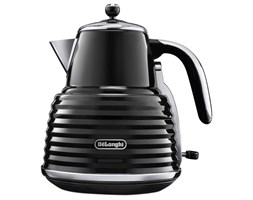 DeLonghi KBZ3001BK Scultura, Czajnik elektryczny, 3000 W, 1,5 l, designerski, ekonomiczny, obrotowa podstawa