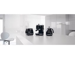 DeLonghi ECOV310BK Ekspres ciśnieniowy, 1100 W, 15 bar, zbiornik 1,4 litra, retro, spieniacz do mleka