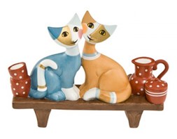 Figurka koty Aspettando le leccornie 14 cm Rosina Wachtmeister 31-400-25-1