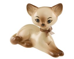 Figurka Siam Kitty Relaxingb10.5cm Kitty de Luxe Goebel 66-800-61-1