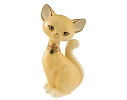 Figurka Creme Smoke Burma Kitty 18cm Kitty de Luxe Goebel 66-800-62-1