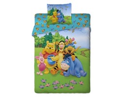 Komplet pościeli Kubuś Puchatek i przyjaciele 160x200