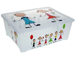 Pudełko na zabawki KIDS - pojemnik z pokrywą