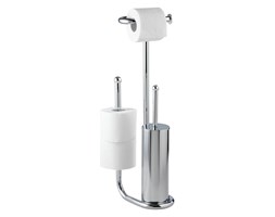 Stojak na papier toaletowy i szczotkę do WC, UNIVERSALO - 3 w 1, WENKO