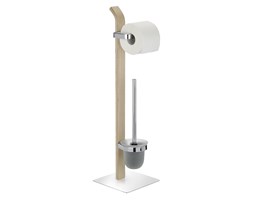 Stojak na papier toaletowy i szczotkę do WC, SAMONA BROWN - 2 w 1, WENKO